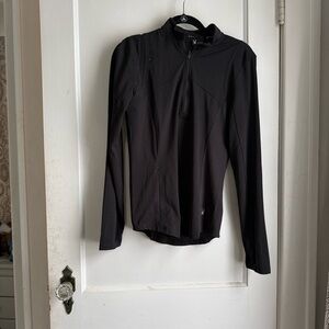 Black Long Sleeve Athletic Top